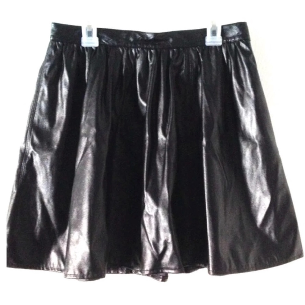 PU Leather Mini Skirt